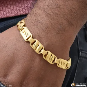 1 Gram Gold Plated 3 In 1 Glamorous Design Pokal Bracelet for Men - Style D189