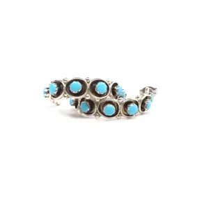 1" Zuni Hoops - Turquoise
