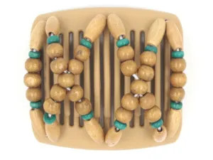 African Butterfly Chameleon Hair Comb - Beada Blonde 11