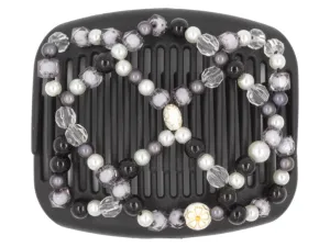 African Butterfly Hair Comb - Ndalena Black 115