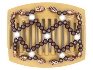 African Butterfly Thick Hair Comb - Ndalena Blonde 86