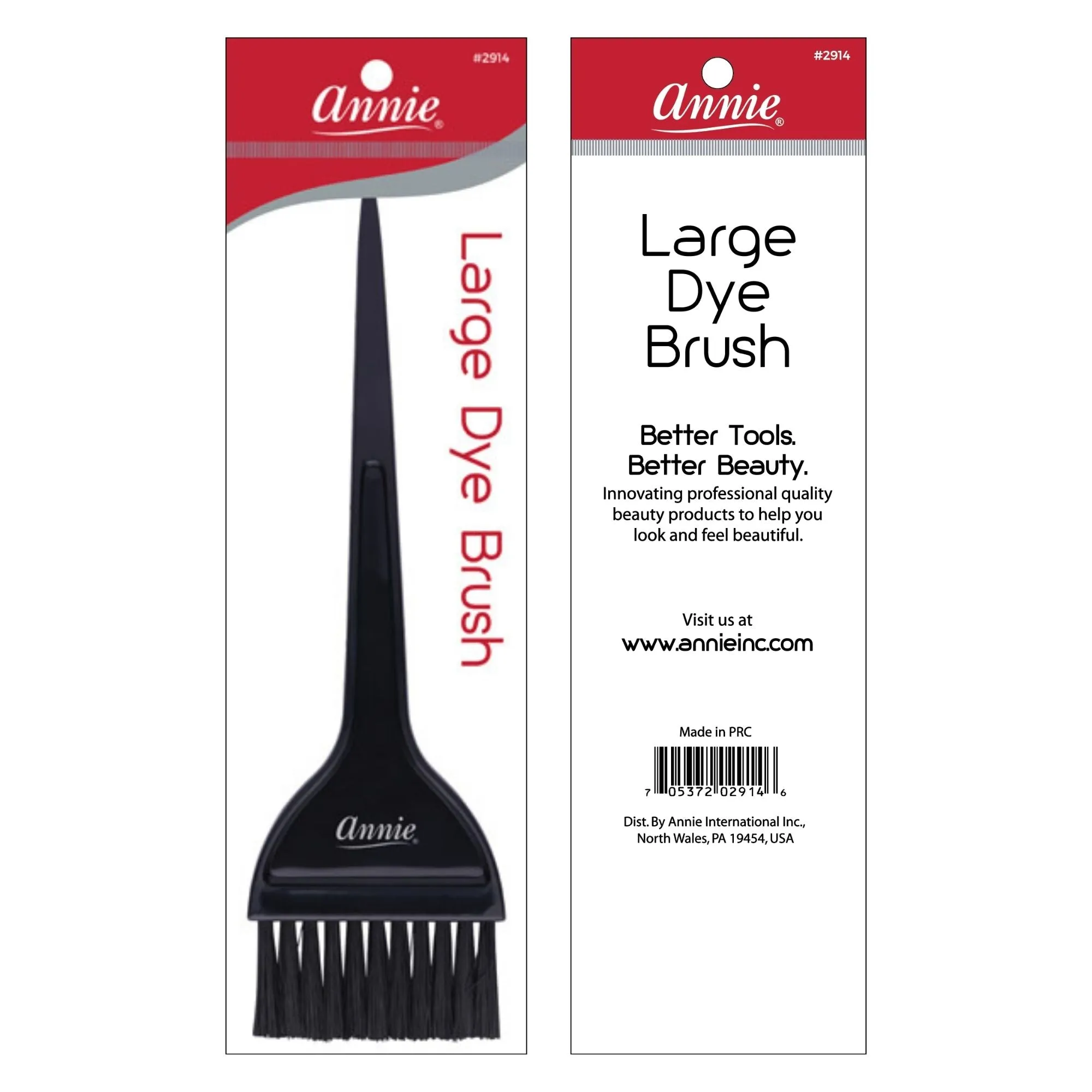 Annie Dye Brush L Black