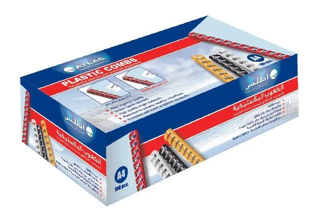 Atlas A4 Binding Comb Red 10mm