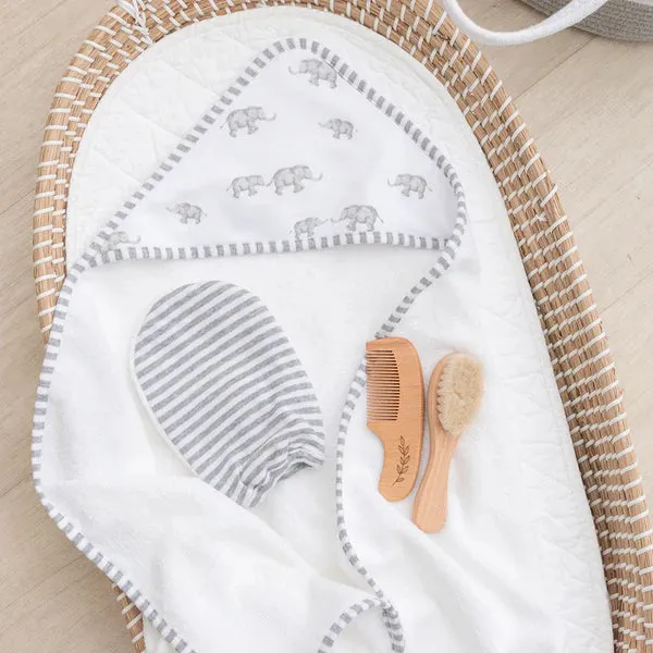 Baby Bath Gift Set - Watercolour Elephant