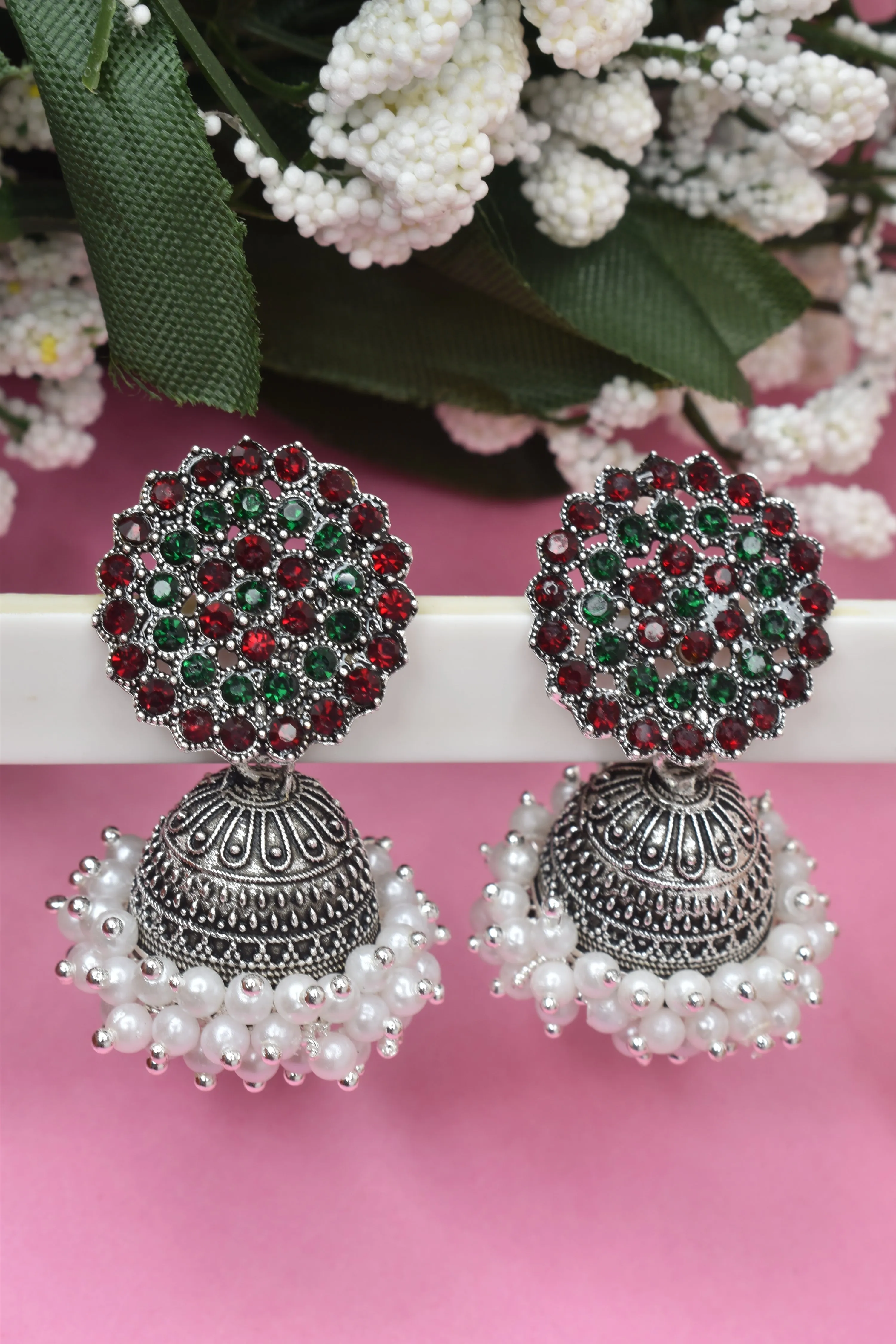 Big Jhumki Zumkas: Multicolored Party Earrings for Women
