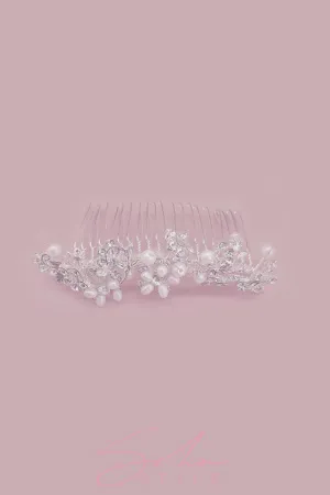 Blooming Spring Pearls Comb
