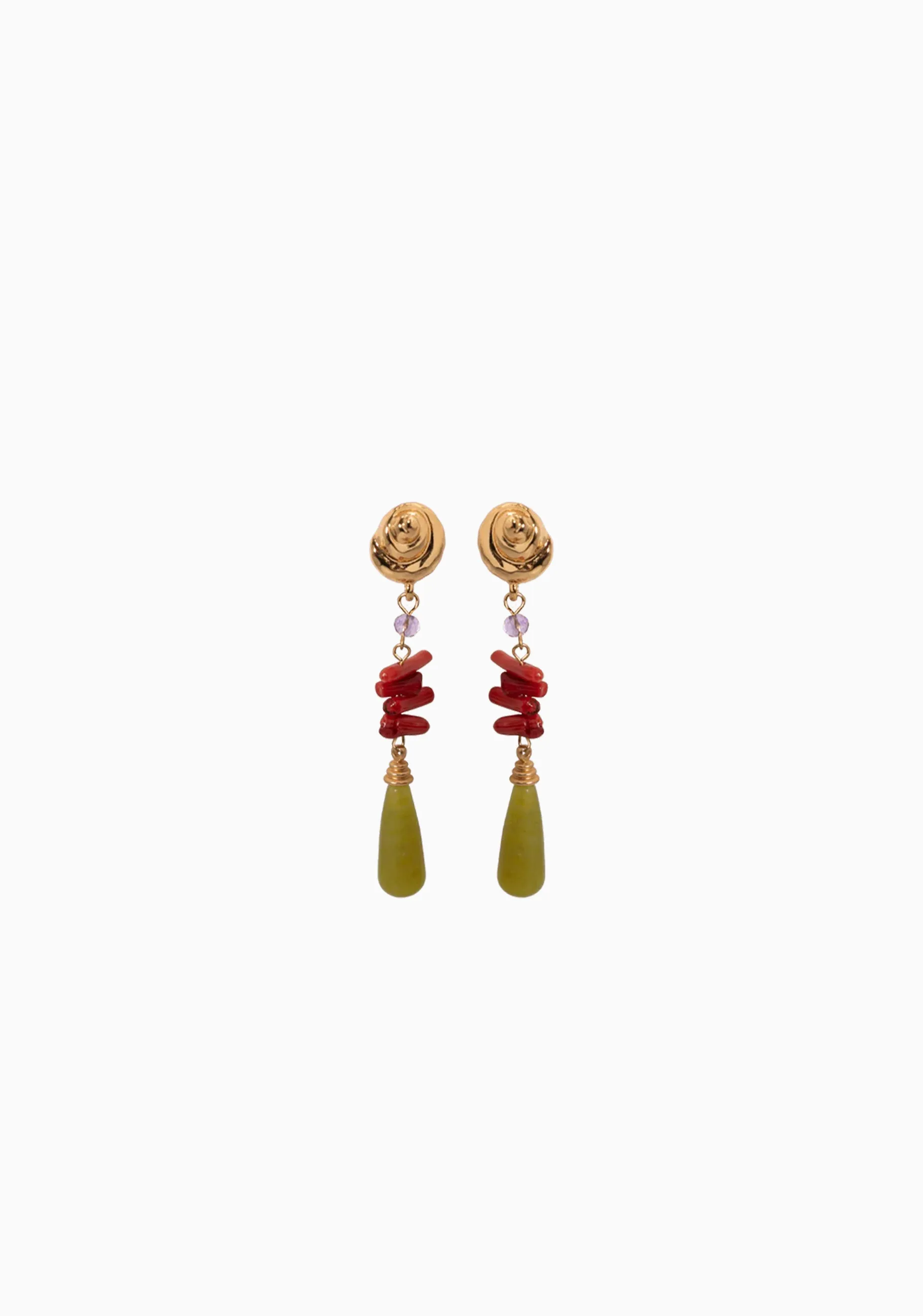 Caracola Earrings_Gold