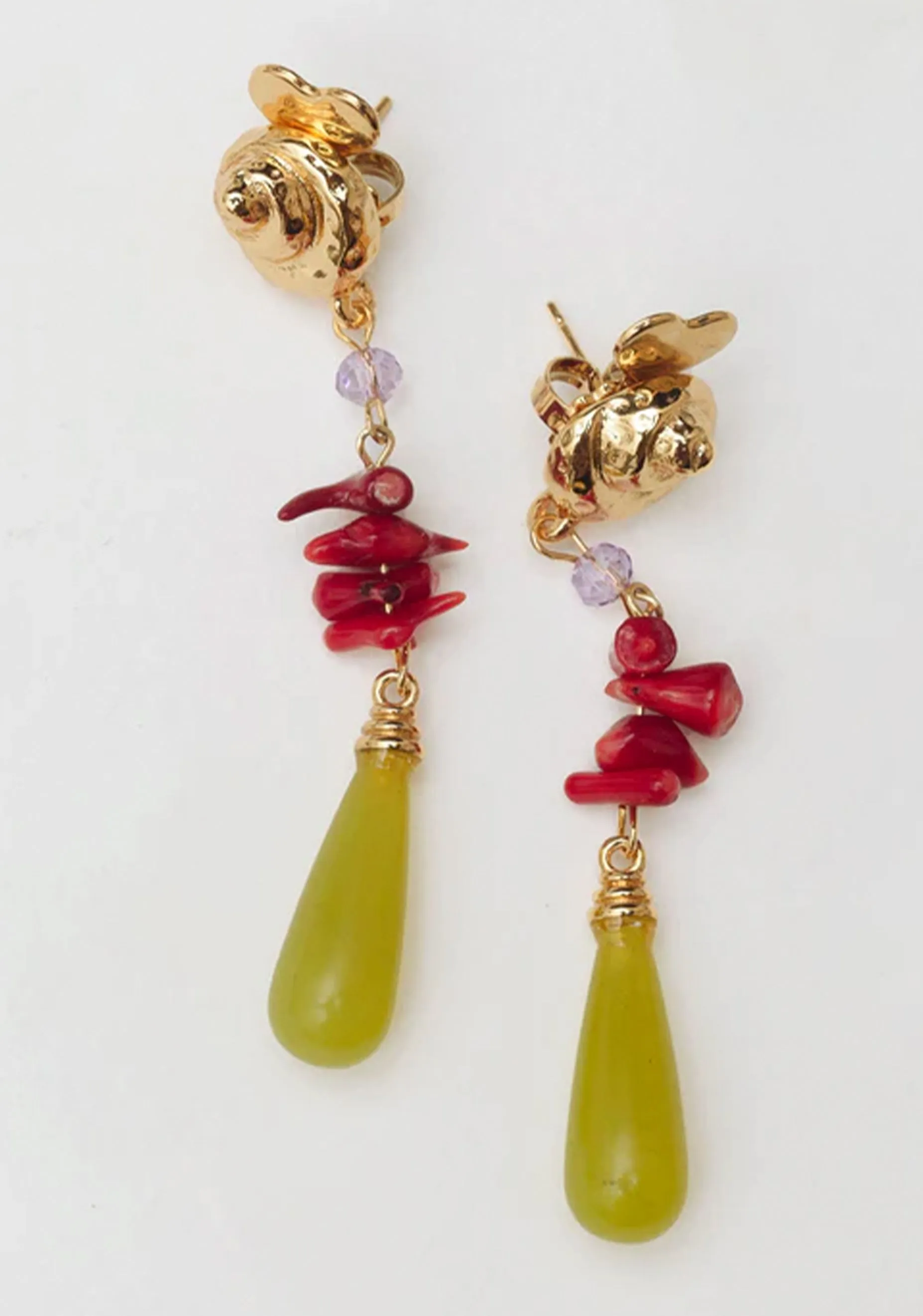 Caracola Earrings_Gold