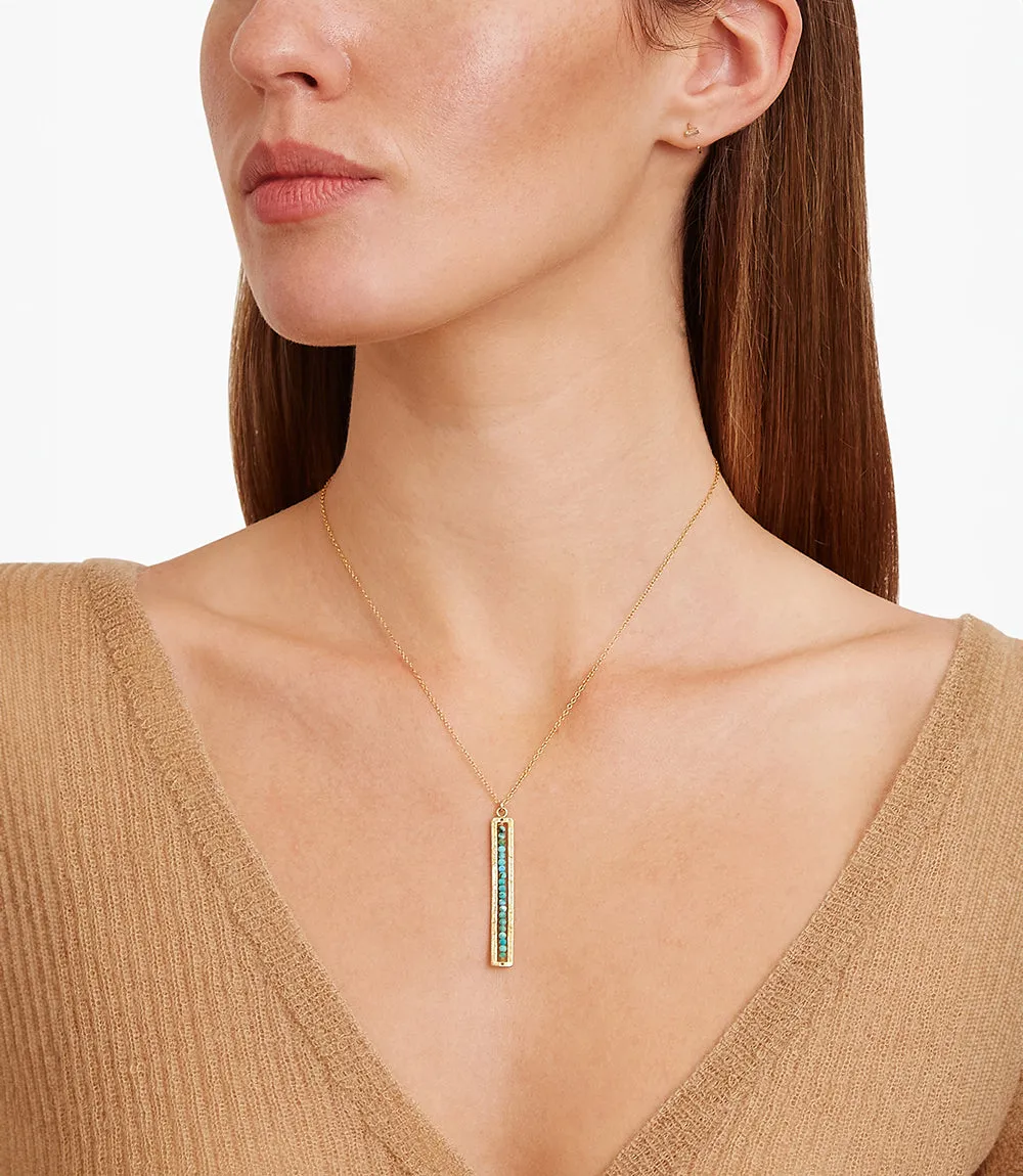Chan Luu Turquoise Bead Necklace