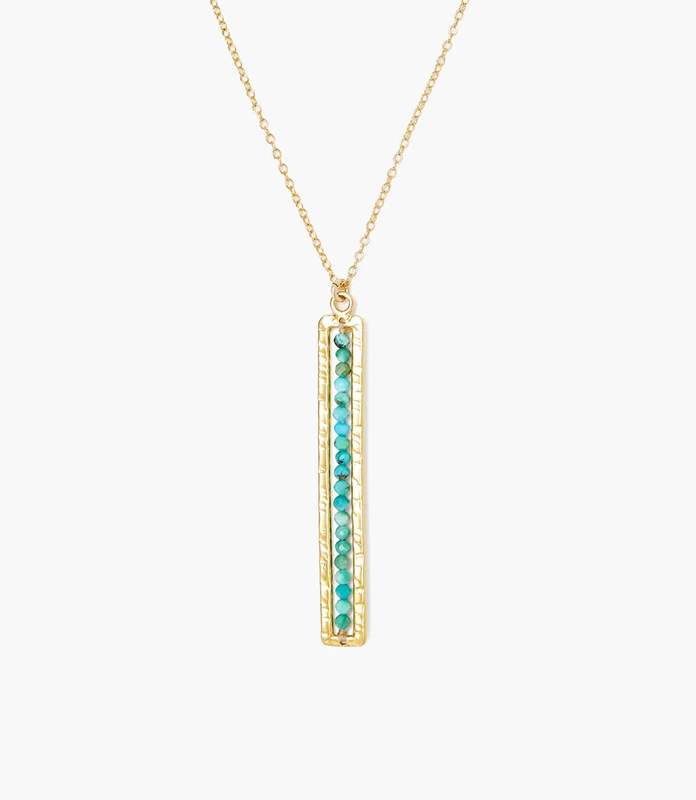 Chan Luu Turquoise Bead Necklace