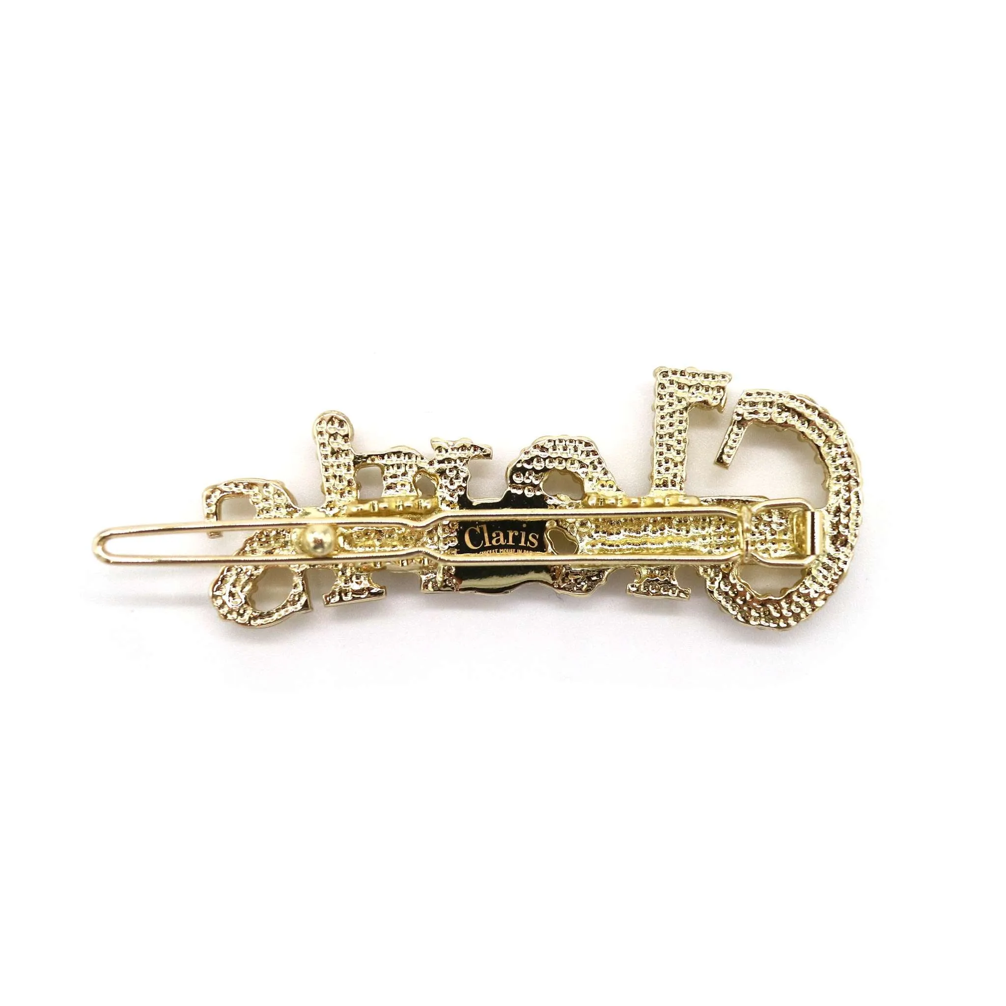 Claris Logo Pearl Hair Clip