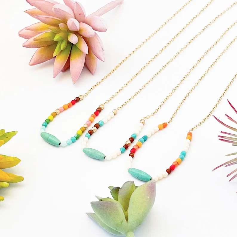 Dainty Turquoise Southwest necklace