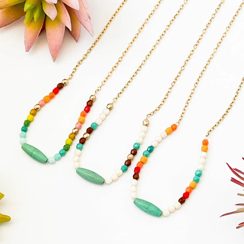 Dainty Turquoise Southwest necklace