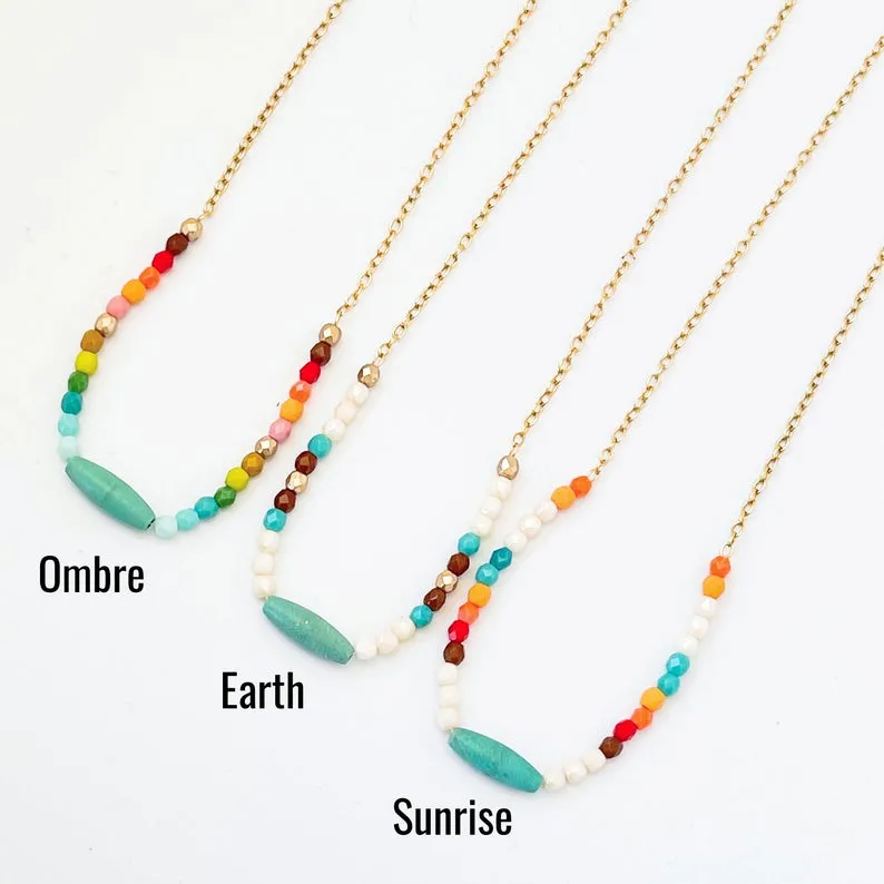 Dainty Turquoise Southwest necklace