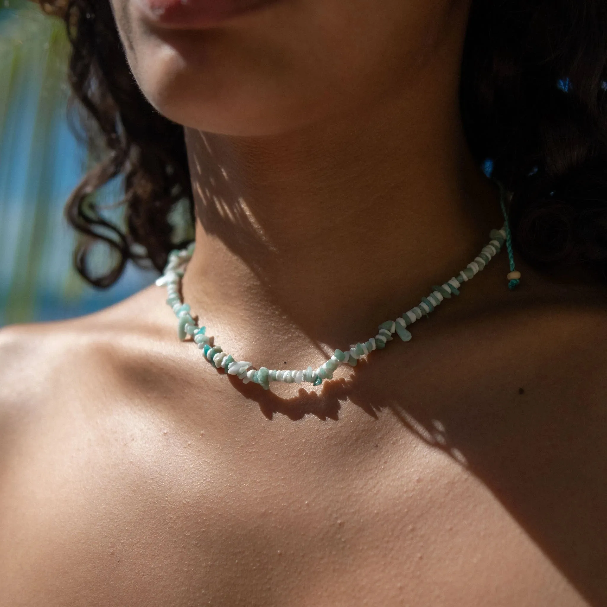 Dunes Stone Bead Necklace