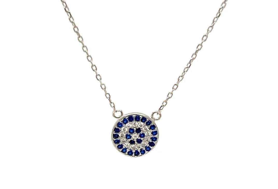 Evil Eye "HERA" Sapphire Necklace