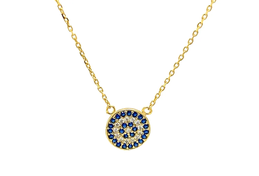 Evil Eye "HERA" Sapphire Necklace