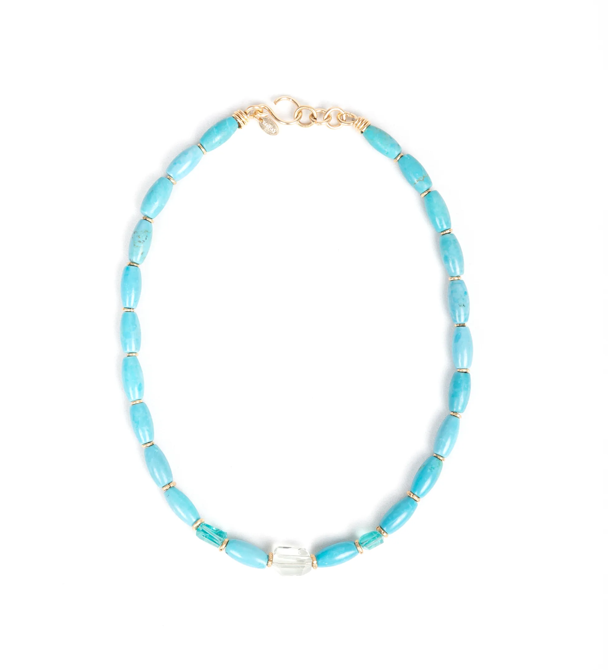 Jacinto Necklace - Turquoise & Apatite