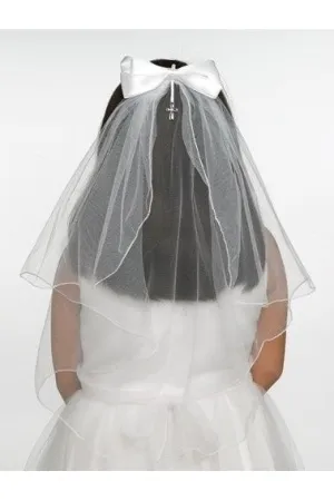 Jessica Communion Veil with Bow - LI65392
