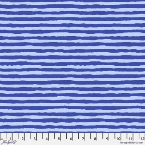 Kaffe-August 2022-Comb Stripe - Blue