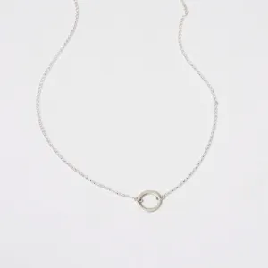 Kai Petite Matte Necklace Sterling Silver Chain