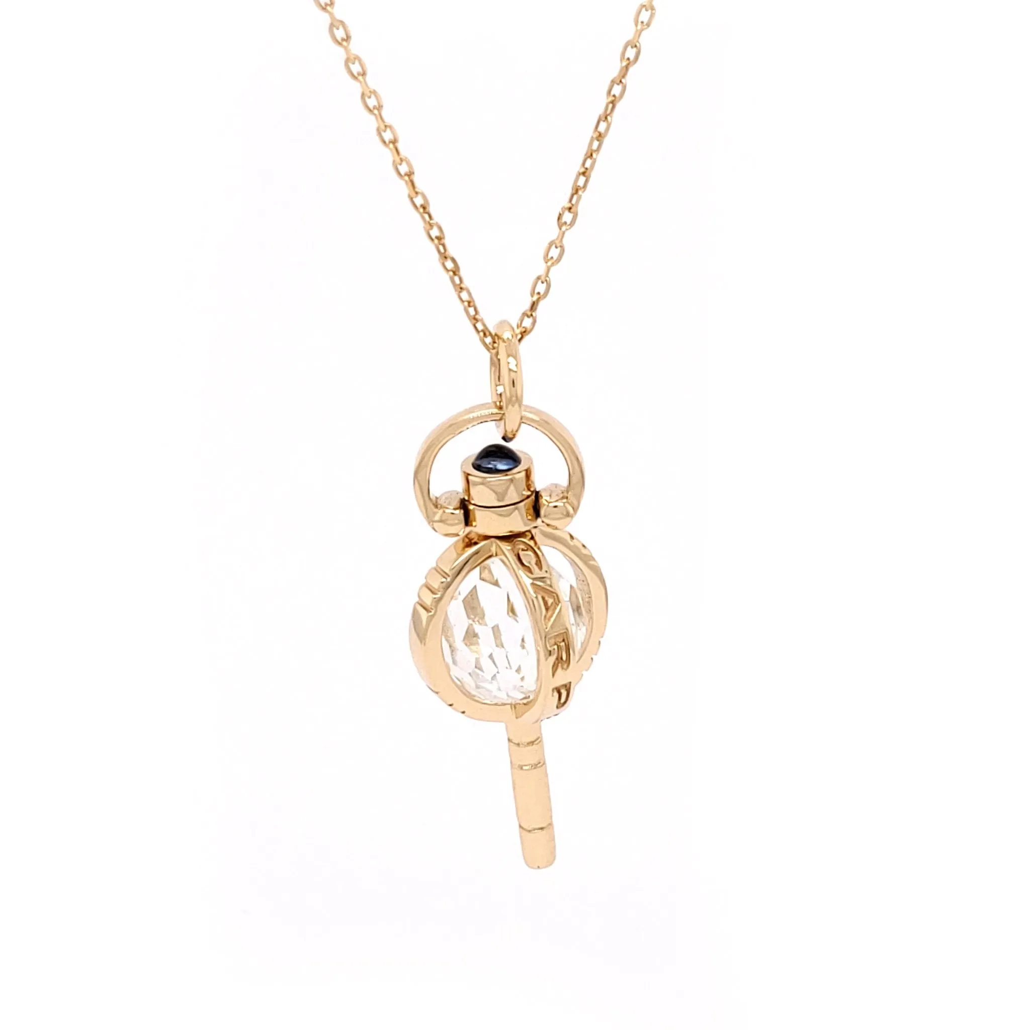 Mini "Carpe Diem" 18K Gold Key