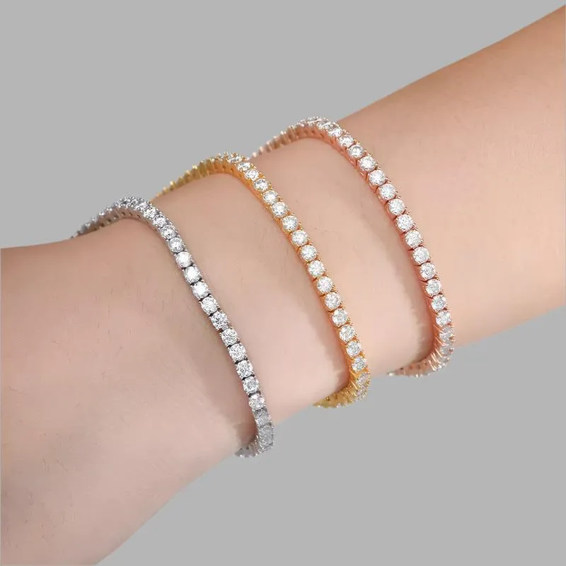 Moissanite Tennis Bracelet - 2mm