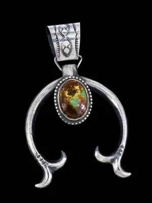 Native American Jewelry Turquoise Naja Pendant
