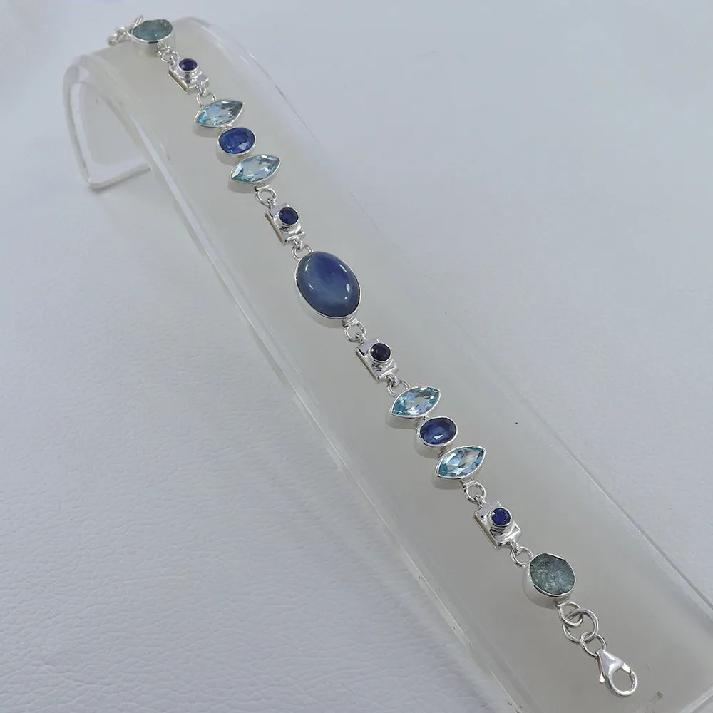 Natural Kyanite Gemstone Bracelet