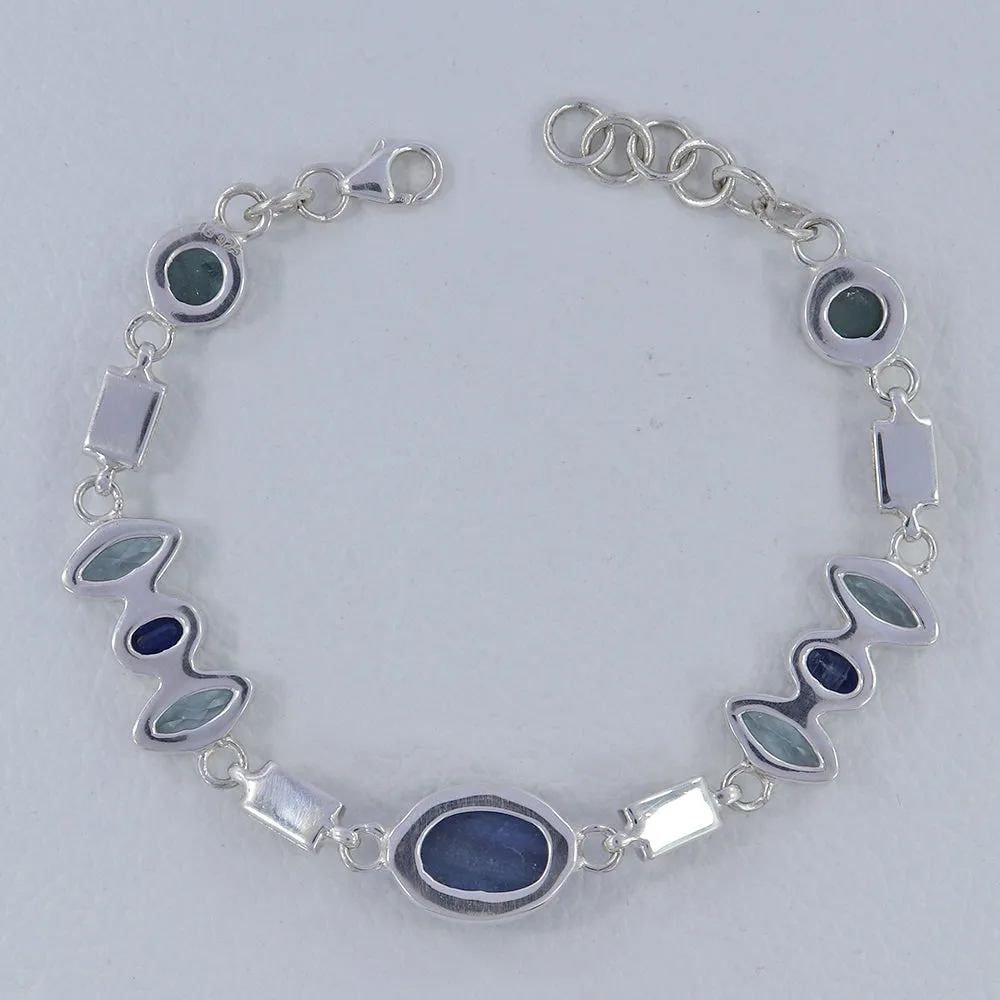 Natural Kyanite Gemstone Bracelet