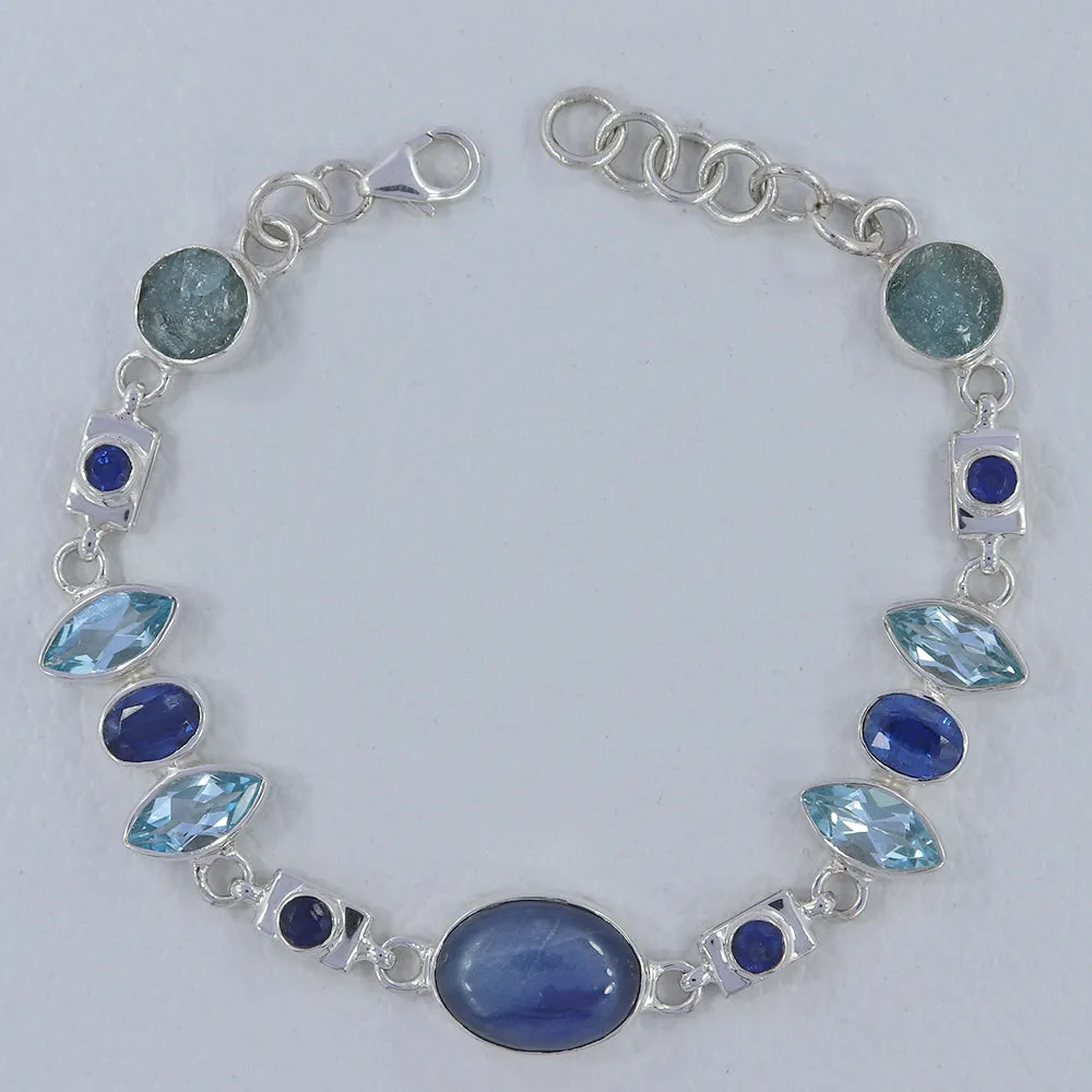 Natural Kyanite Gemstone Bracelet