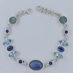 Natural Kyanite Gemstone Bracelet
