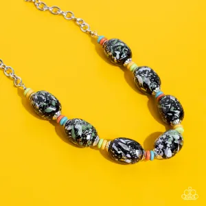 Necklaces No Laughing SPLATTER - Green N2026