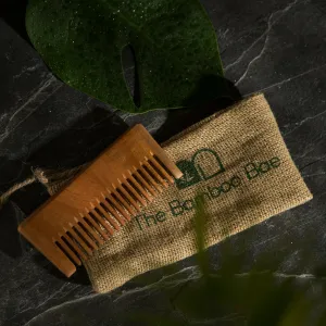 Neem Wood Comb | Detangling & Shampoo Comb