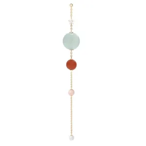 Ole Lynggaard Shooting Star Pendant | Aquamarine, Red & Rose Coral & White Pearl