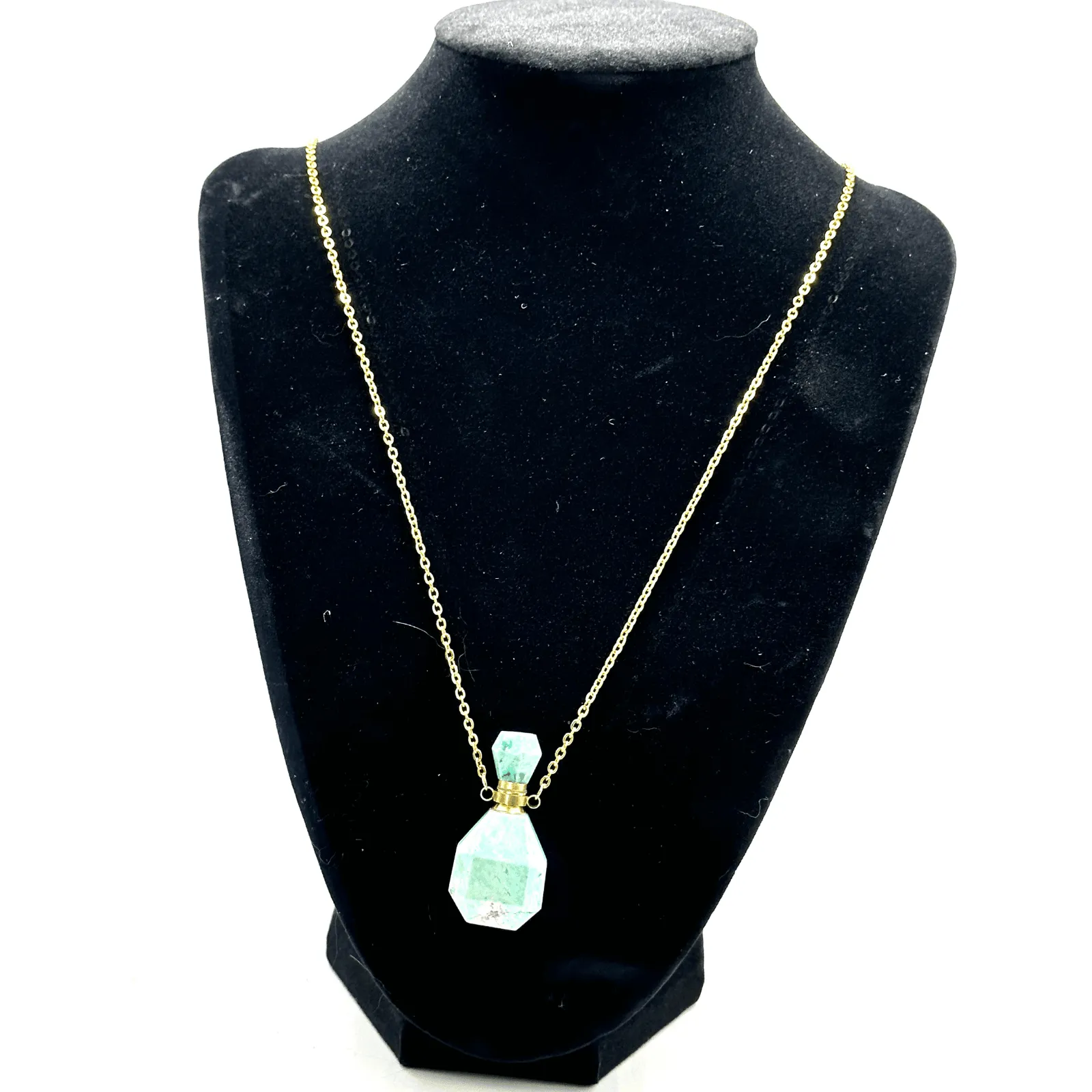 Potion Bottle Necklace: Turquoise
