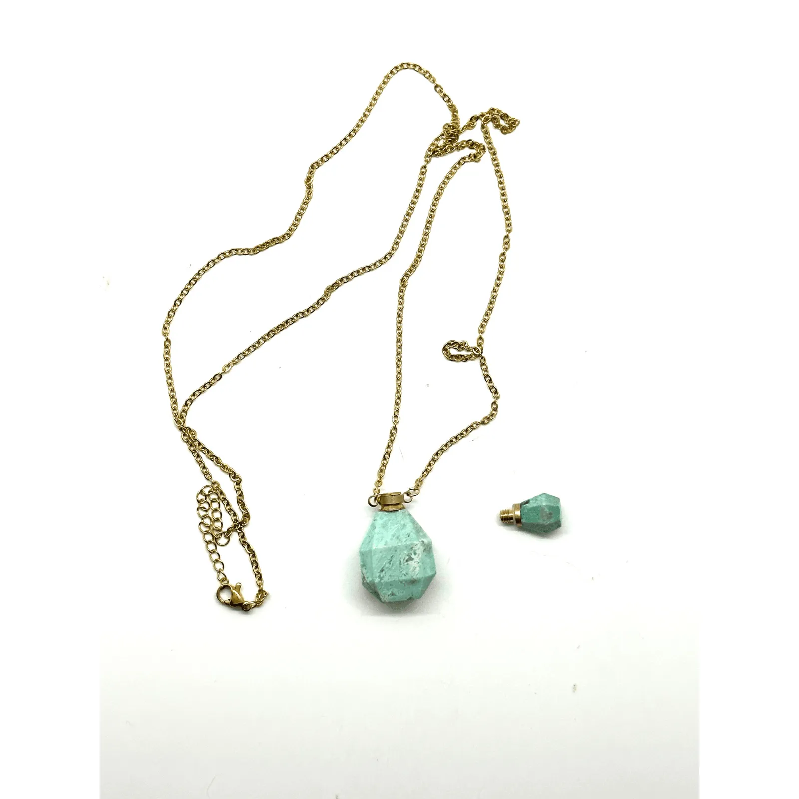 Potion Bottle Necklace: Turquoise