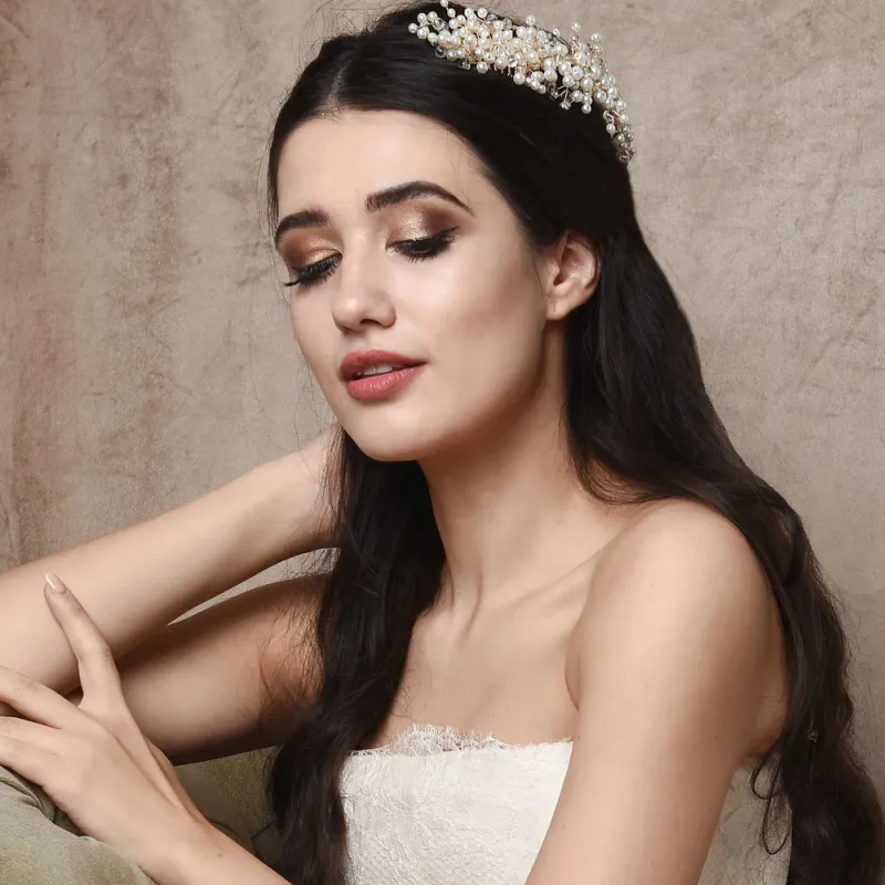 Precious Pearl Hair Comb - Available in Silver or Gold