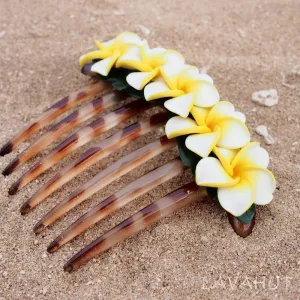 Pretty Plumeria Hair Comb