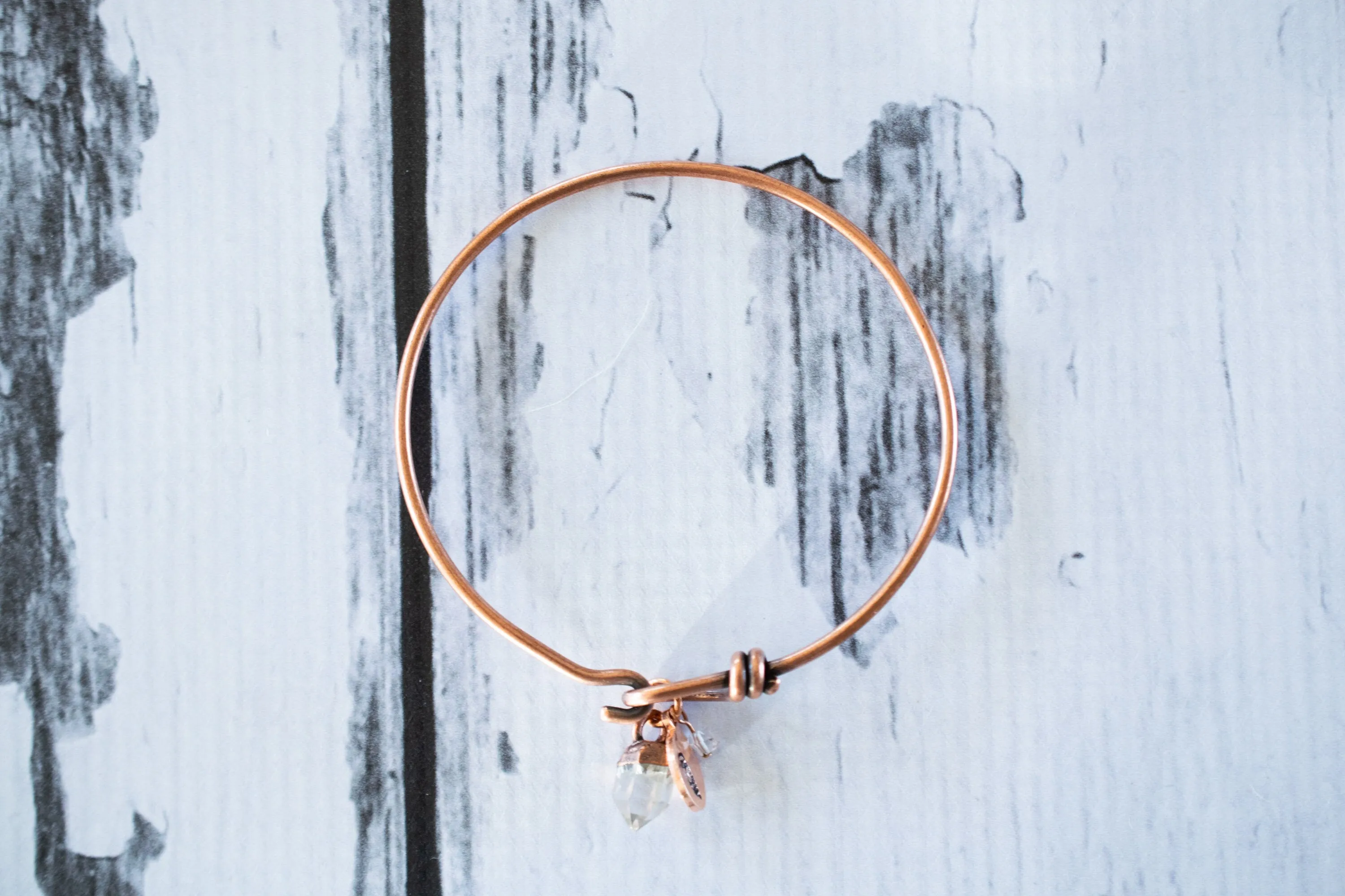 Quartz crystal bracelet | Tibetan Quartz crystal bangle