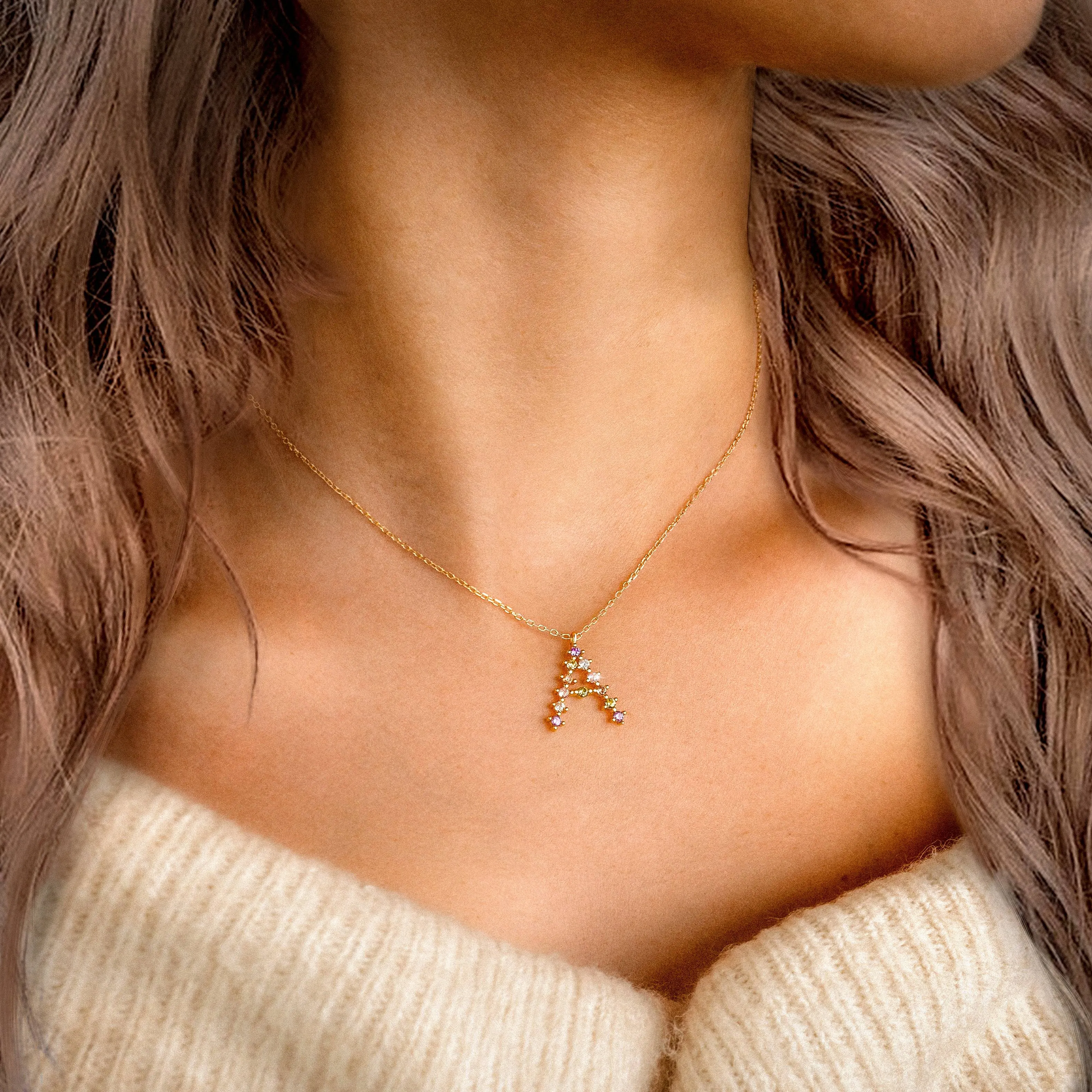 "Nuanced Letters" Necklace