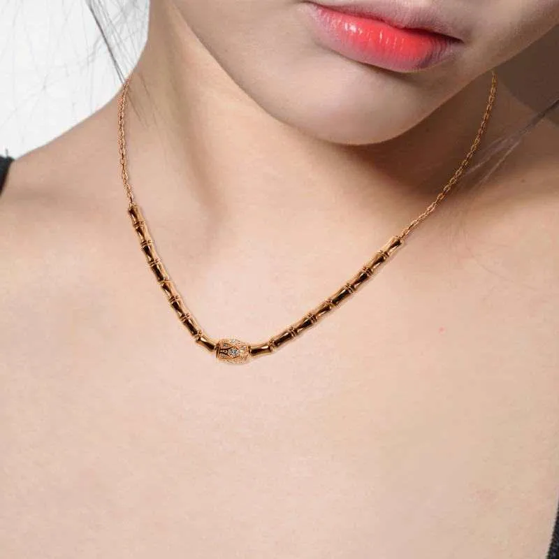 Rose Gold Bead Necklace