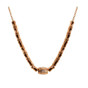 Rose Gold Bead Necklace