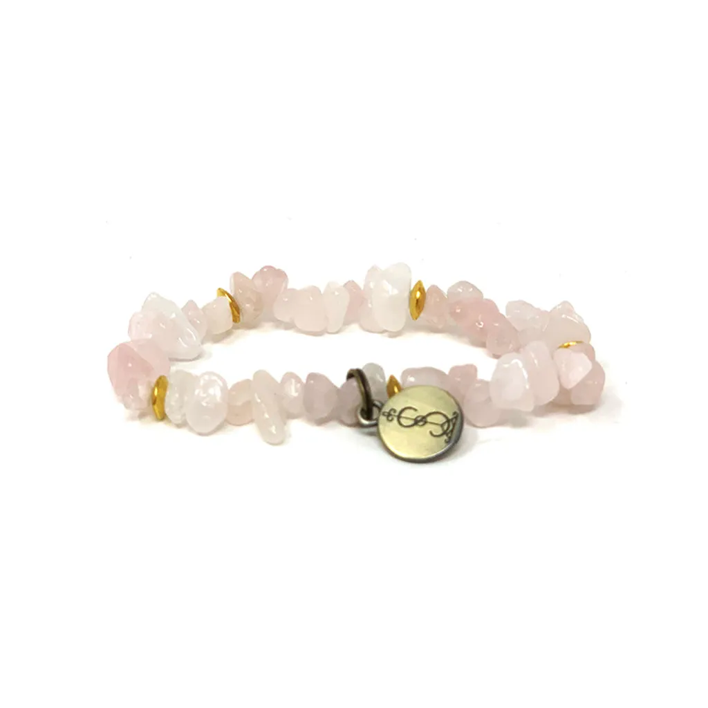 Rose Quartz Crystal Bracelet