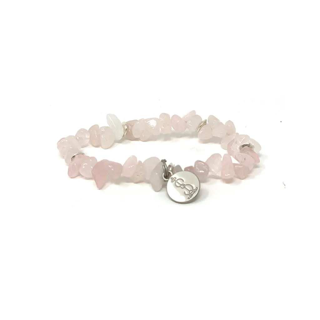 Rose Quartz Crystal Bracelet