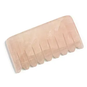 Rose Quartz Scalp Gua Sha Comb