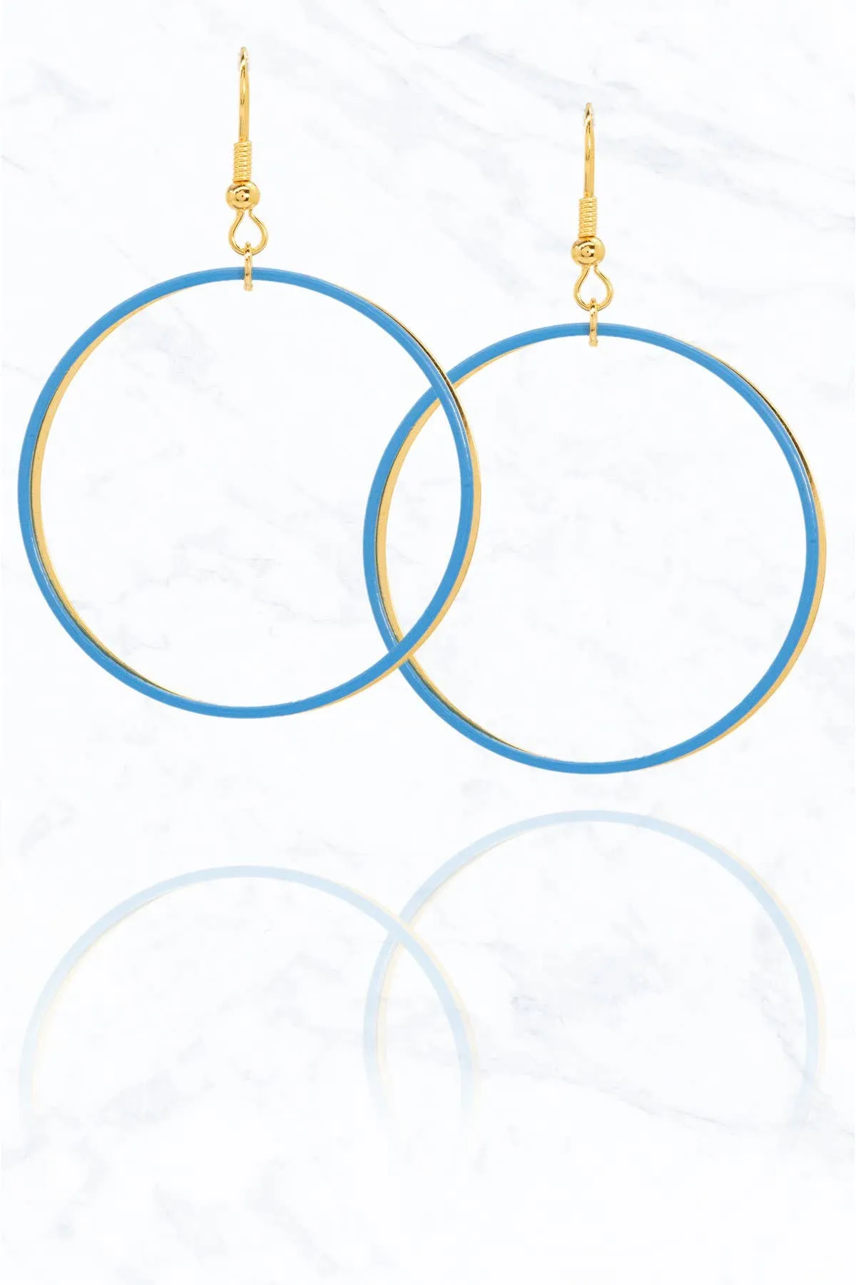 Round Metal Hoop Earrings