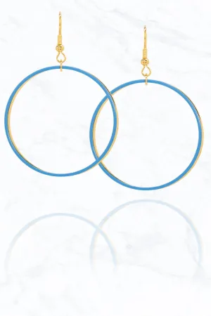 Round Metal Hoop Earrings