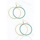 Round Metal Hoop Earrings