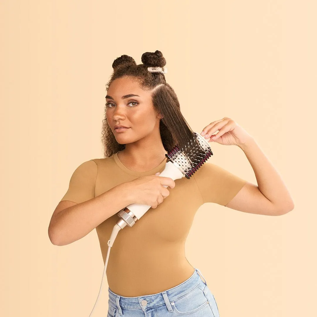 Shark SmoothStyle Heated Comb & Blow Dryer Brush Silver